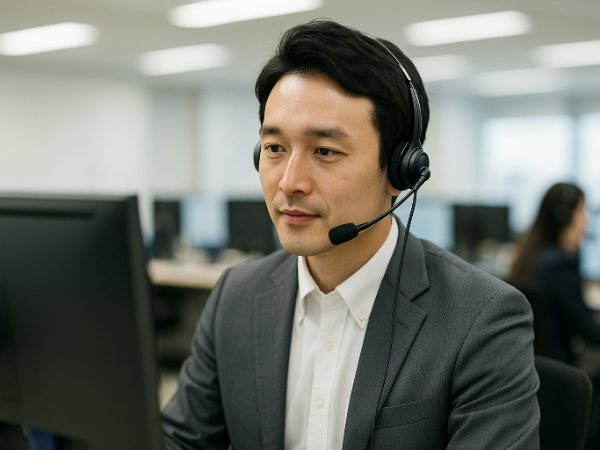 ATMサポートセンターの管理業務を行うSV職