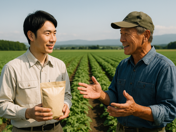 肥料などの新商品開発を担う企画職