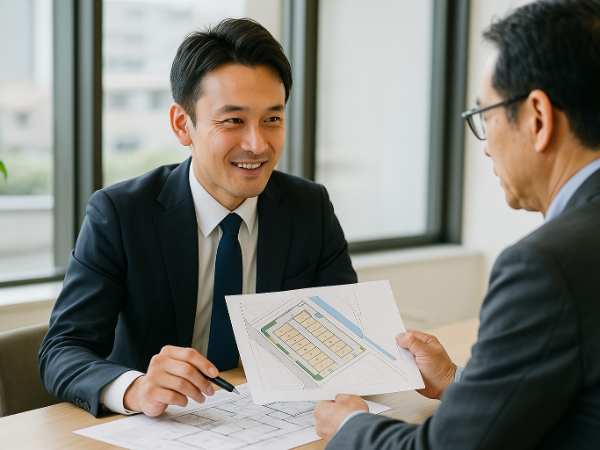 住宅用地仕入れ営業で地域に貢献