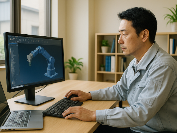 自動化設備を設計する機械設計職