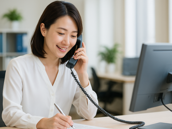 医療グループ本部での営業サポート事務