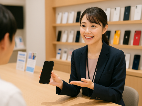 未経験から始める携帯販売スタッフ奨学金支援あり賞与年2～3回