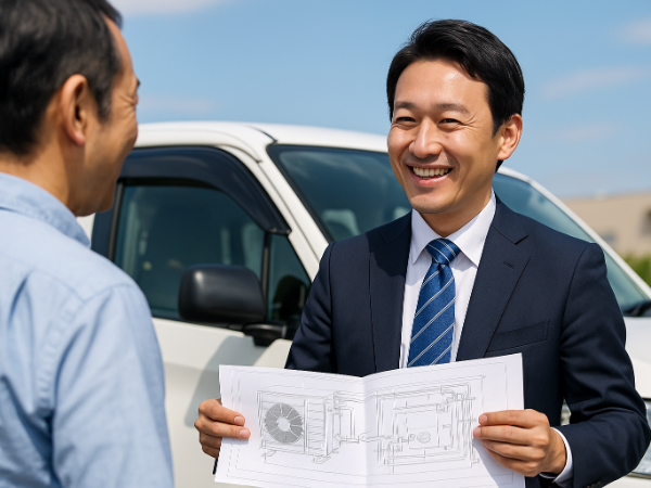 空調設備を扱う法人ルート営業