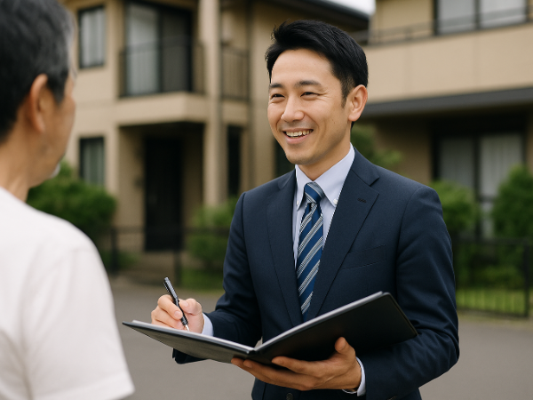 土地活用を提案する営業職
