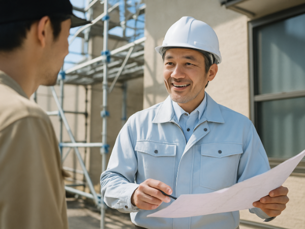 戸建住宅のリフォームを担当する施工管理職