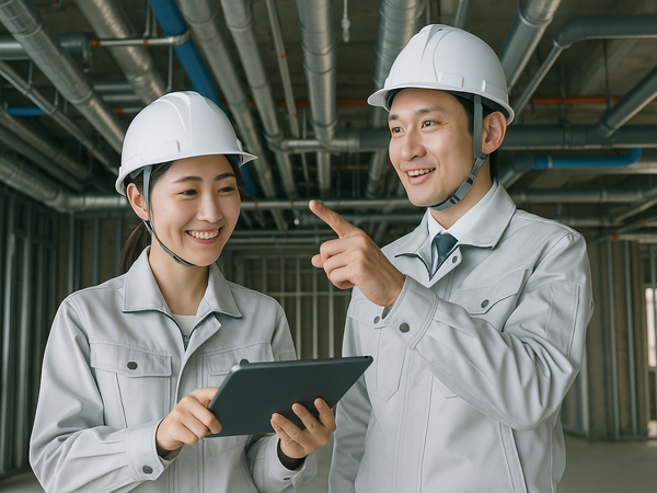 未経験から始められる空調設備などの管工事施工管理職