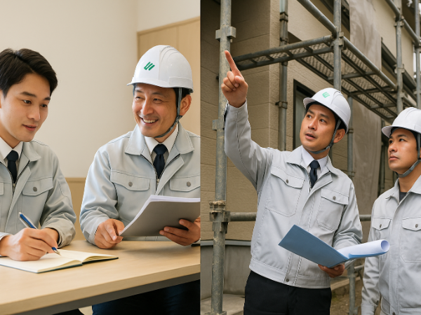 未経験から挑戦できる外壁塗装施工管理