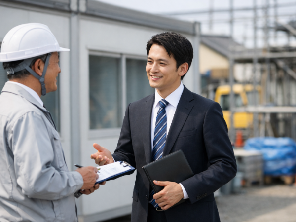 建設現場向けレンタル商材の法人営業