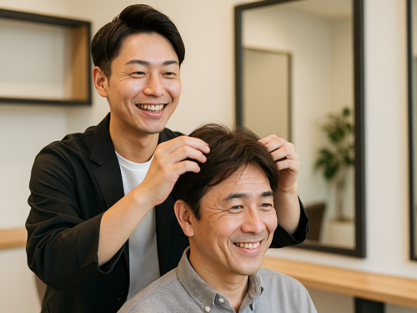 未経験から始められるメンズウィッグスタイリスト