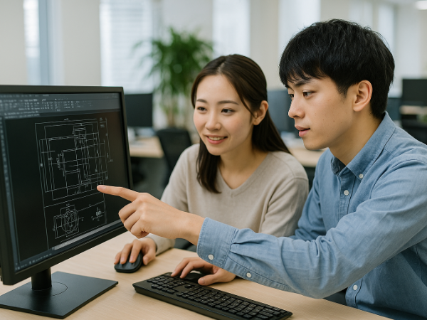 未経験から挑戦できる設計サポート職