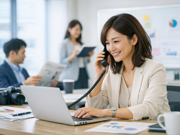 食に関わる事業会社で広報業務を担う仕事