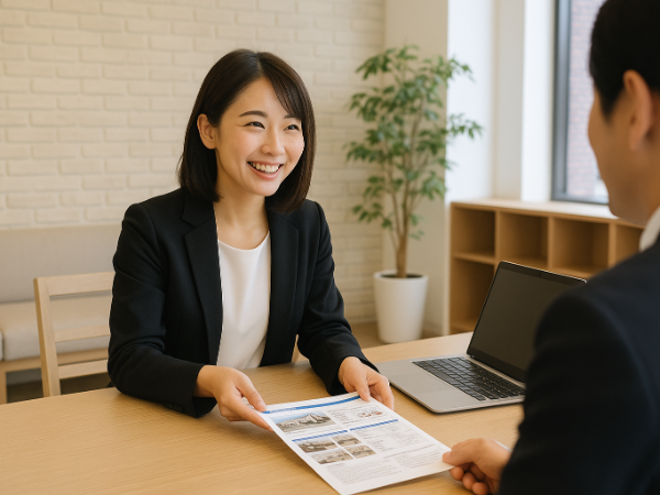 不動産営業チームを支える店舗サポート職