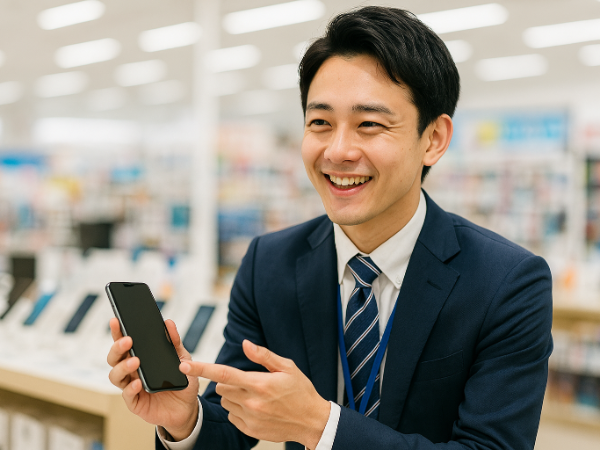 モバイルプランナーの接客販売スタッフ
