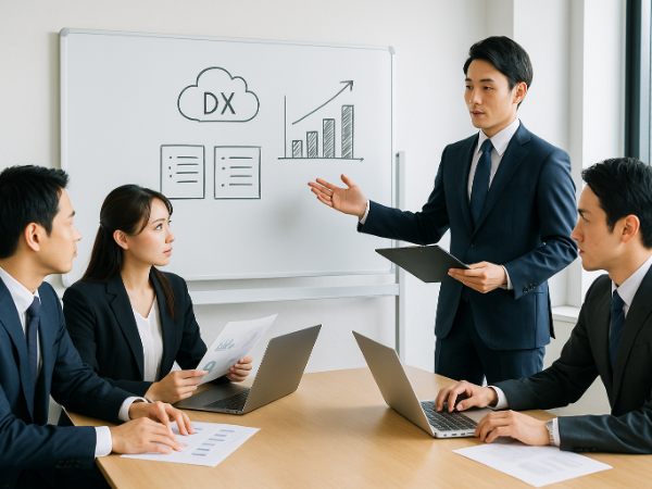 受託開発とSESを提案する営業管理職