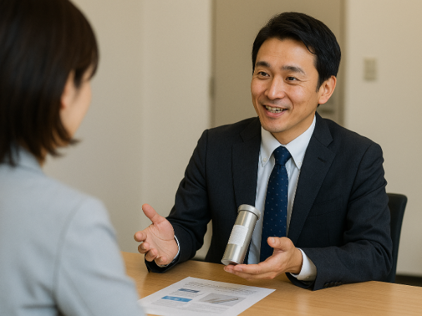 電子材料メーカーで既存中心の法人営業