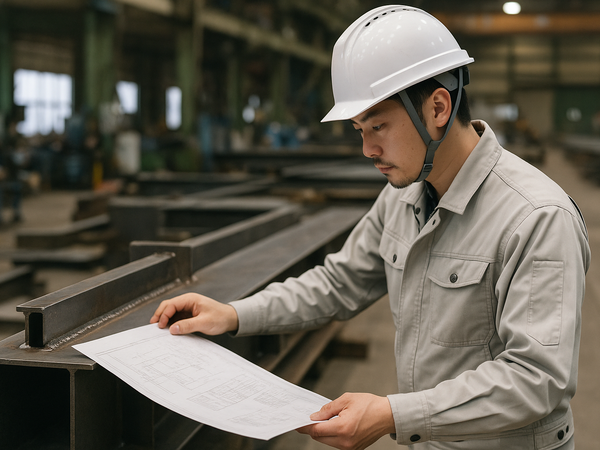 建築鉄骨製品の品質管理業務で経験を活かす