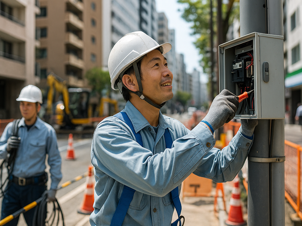福岡市で働く未経験歓迎の電気施工管理
