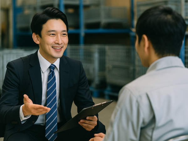 物流機器で事業成長を支える法人営業