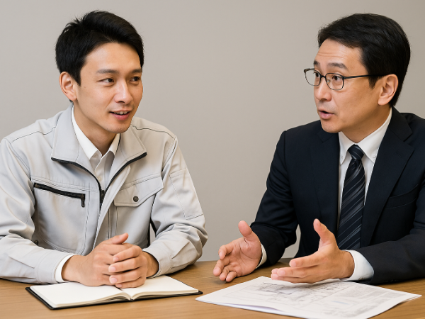 未経験から挑戦できる足場資材の営業職