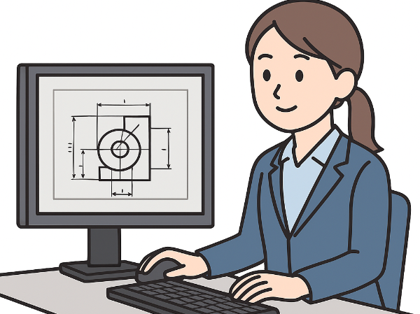 【26年4月スタート!】図面トレース中心のCADオペレーター補助