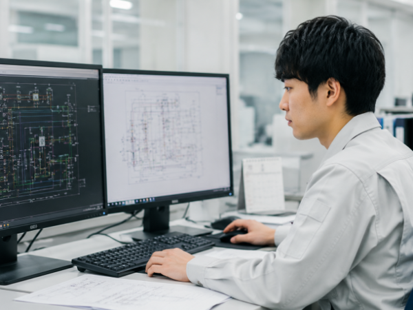電気・計装の知識を活かせる!工場・プラントを支える設計サポート事務