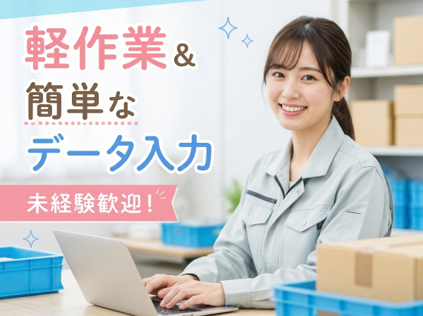 軽作業&簡単なデータ入力(フォーマットあり)