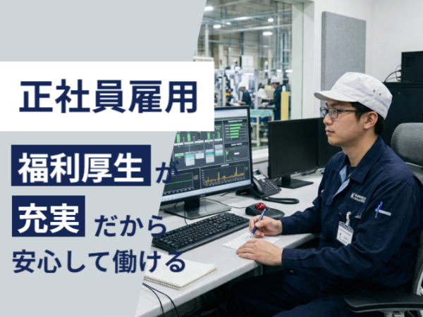 ≪正社員求人≫大手化学メーカーグループ会社にて製品製造のモニター監視