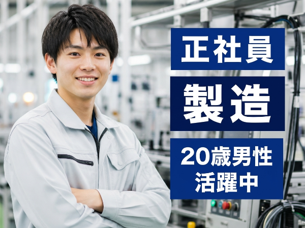 ≪正社員≫未経験から始められる製造
