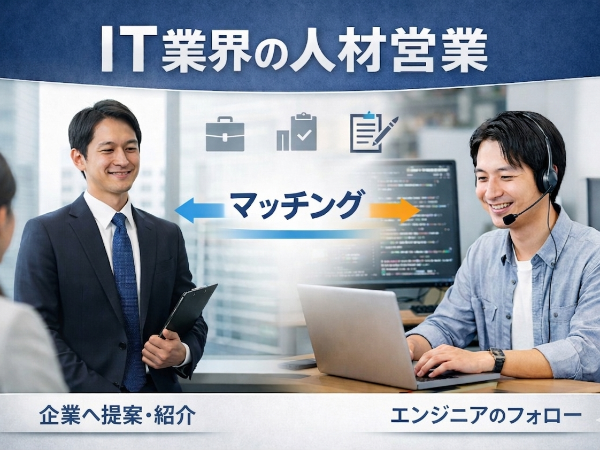 \業界経験不問/IT業界の人材営業