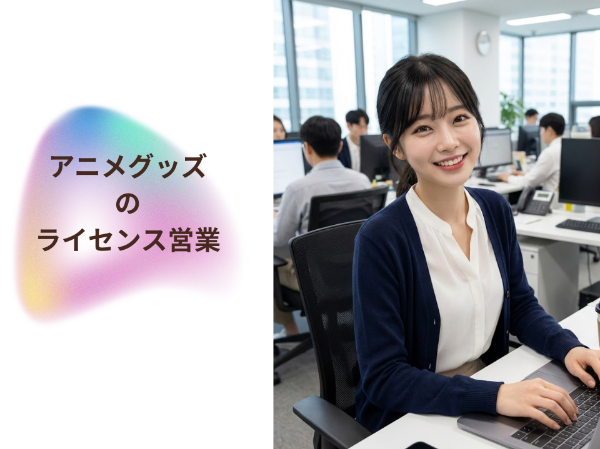 アニメグッズのライセンス営業