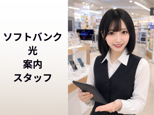 池袋エリアのソフトバンク光案内スタッフ