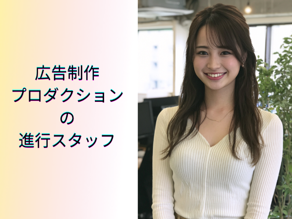広告製作プロダクションの進行スタッフ