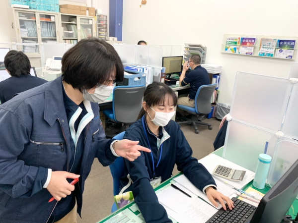 分からないことは気軽に相談できます♪