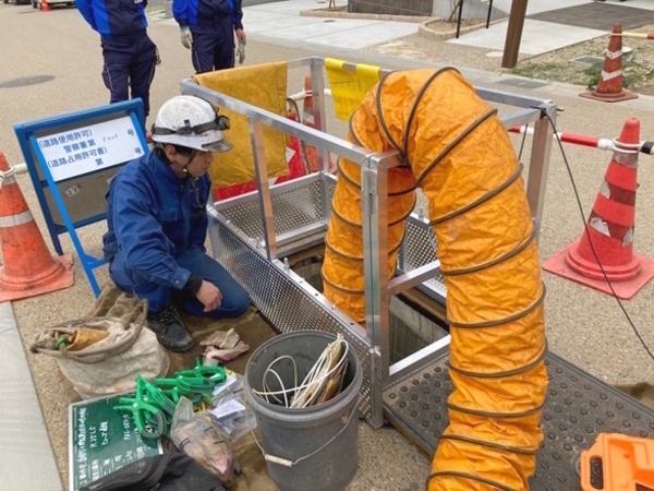 そこに住む人々の生活インフラを支える配電工事。