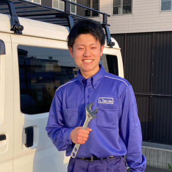 水回りの修理・部品交換作業員スタッフ/Aさん