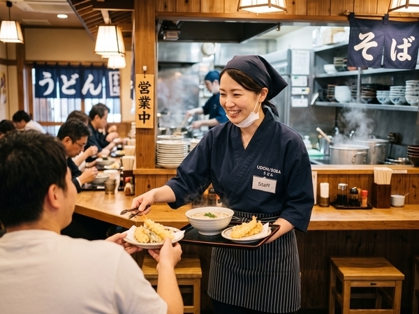 転勤なし・社宅あり｜丸亀製麺で月給27万～・賞与年2回
