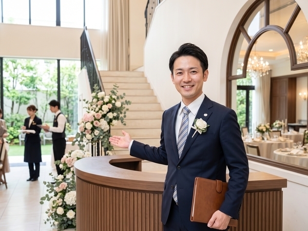 月給42万円~・昇給年2回|扶養手当もあるブライダル支配人