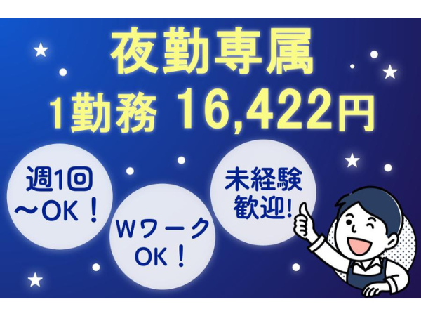 oknmy4p/障がい者グループホームクライスハイム岡宮の夜間支援員求人（パート）