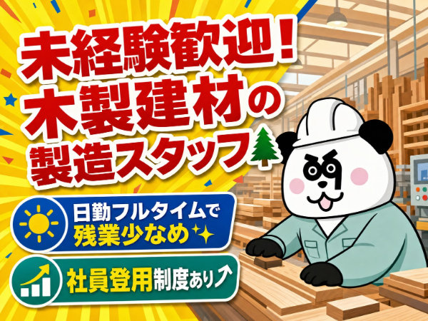 日勤フルタイムで残業少なめ!未経験の方歓迎◎土日祝休み&長期休暇ありで働きやすい♪