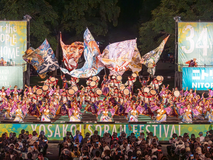 和楽器が響く札幌の初夏　YOSAKOIソーラン祭り