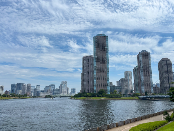 オフィスは勝どき駅から徒歩5分