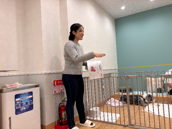 新店舗オープン前には研修を実施します。