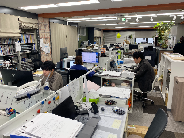 設計から施工まで、
一貫して携わる仕事です