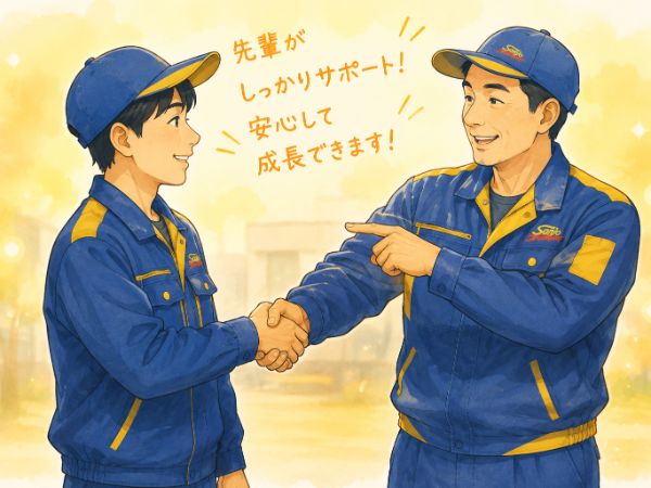 良い職場環境と温かい先輩方のフォローに惹かれて
