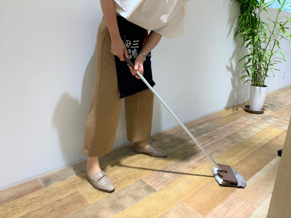 毎日の清掃できれいな会社を保っています!