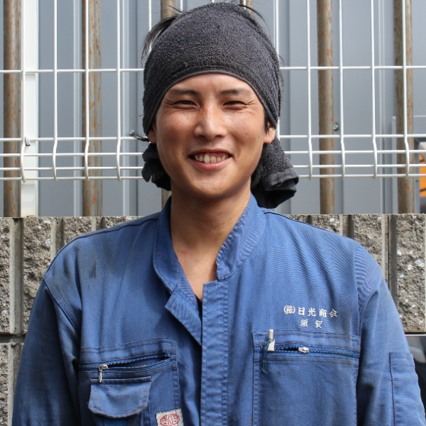 部品課 解体担当/須賀 大地