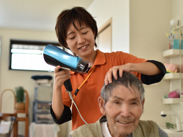 利用者さんの笑顔や元気に来所される姿を見ることがやりがい