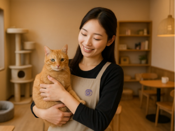 【正社員｜店長（店舗責任者）募集】都内ペットカフェ★猫好き必見！◆衛生・安全徹底◆キャリアアップ＆地域に愛される店舗運営◆挑戦と成長を応援する環境で、理想の店舗づくりをしませんか？