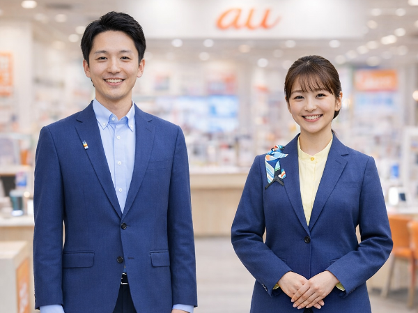 【携帯ショップスタッフ│正社員】★年間休日125日 ★残業月平均5時間程度 ★有休の平均取得日数10日以上 ★接客業では珍しく希望休が取得しやすい環境 ★「ありがとう」が嬉しいお仕事 ★土日含めた希望休月3日OKのシフト制 ★カウンターでの座り仕事メイン