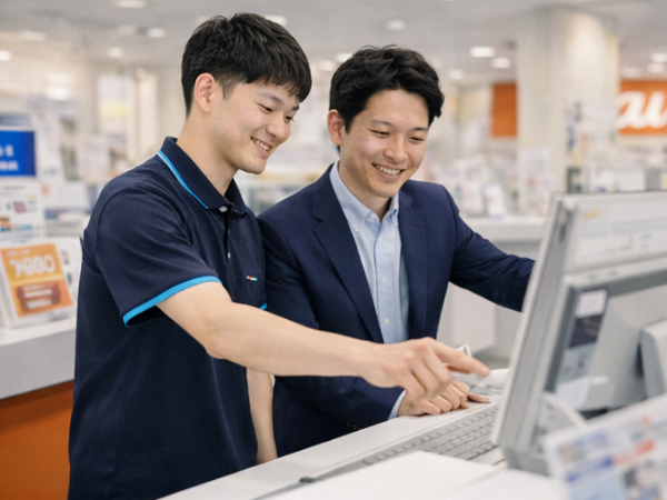 先輩が丁寧に指導するので
安心してくださいね♪